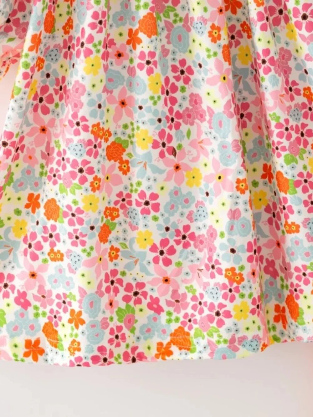 Boutique Smocked Floral Pumpkin Short Sleeve Tunic & Leggings Girls Outfit Set